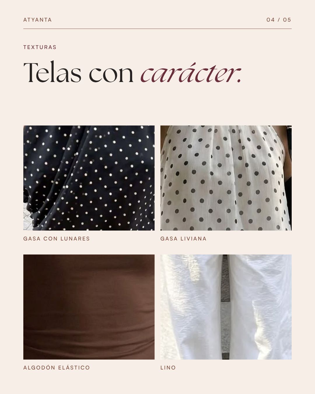 Carrusel: telas con carácter