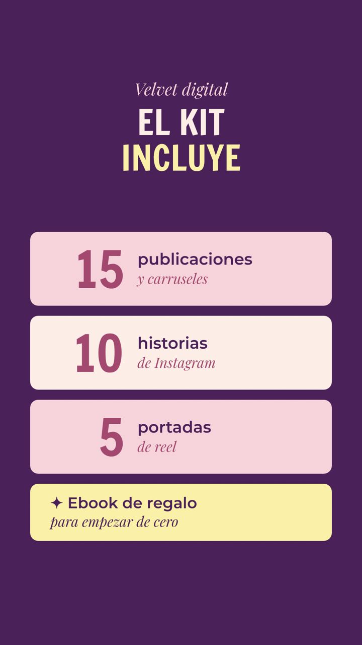 Historia: qué incluye el kit
